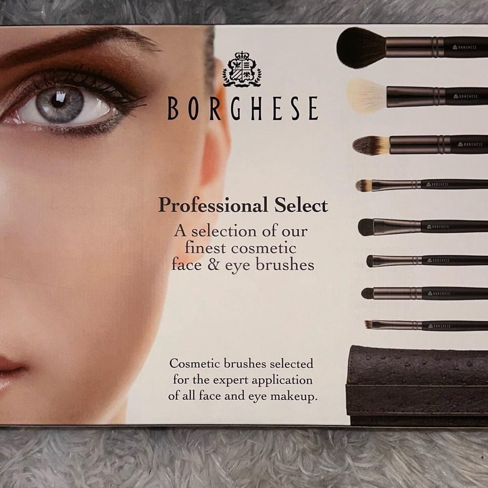 BORGHESE COSMETIC FACE AND EYE BRUSHES / BRAND NEW